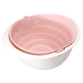 Double Wash Drain Bowl