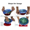 Zero-Waste Reusable Food and Container Lids - 6pcs