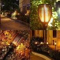 Solar Flame Flickering Lamp Torch