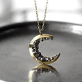 Gold Crescent Moon Necklace