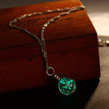 Oracle: The Luminous Crystal Ball Necklace