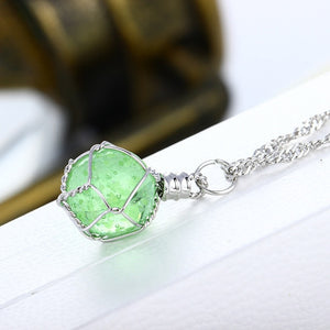 Oracle: The Luminous Crystal Ball Necklace