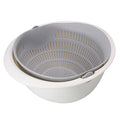 Double  Wash Drain Bowl