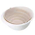 Double  Wash Drain Bowl